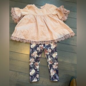 Savannah Beige and Floral Outfit